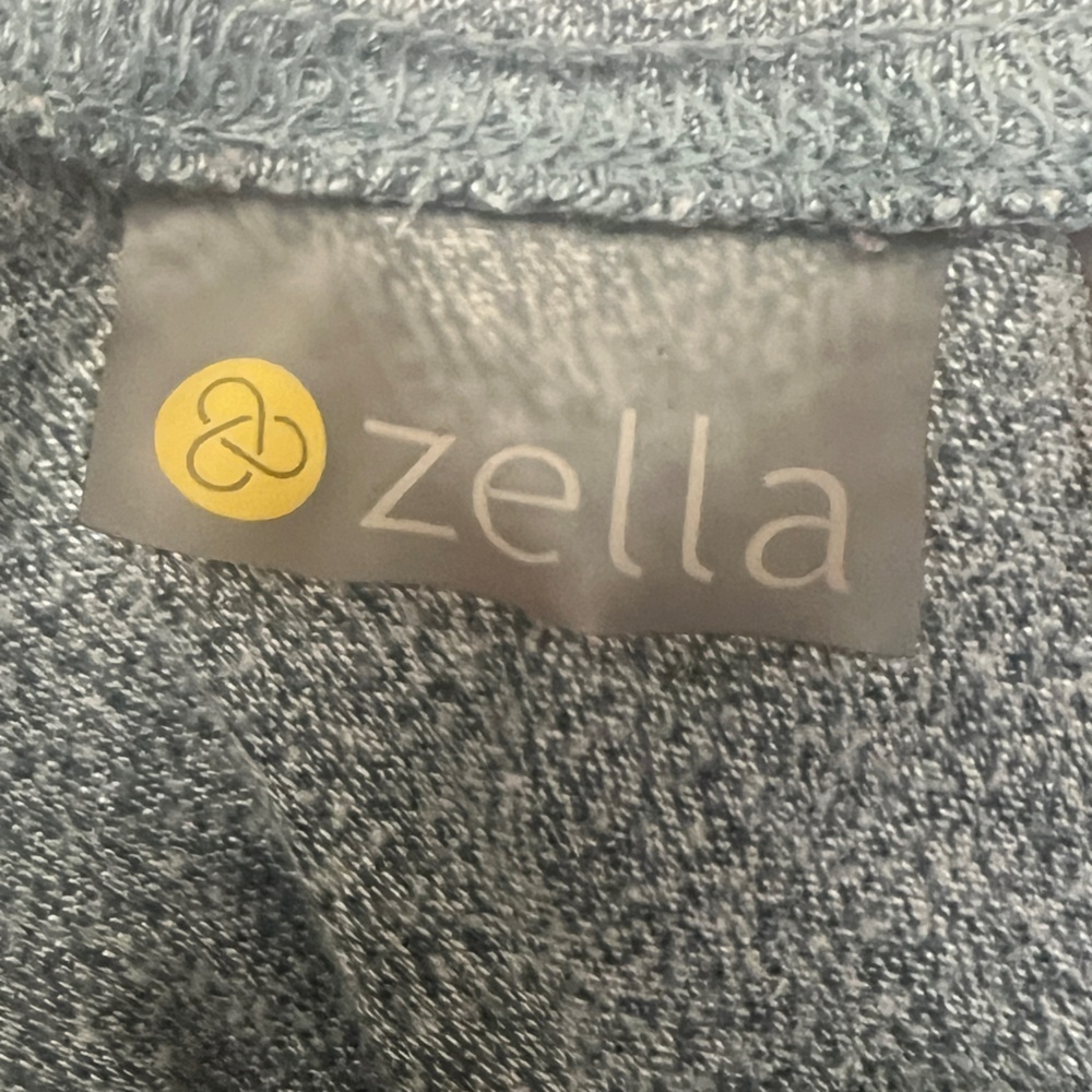 Zella Amara Reversible, Ruched, long -sleeve T - Gray - size S - Picture 6 of 9